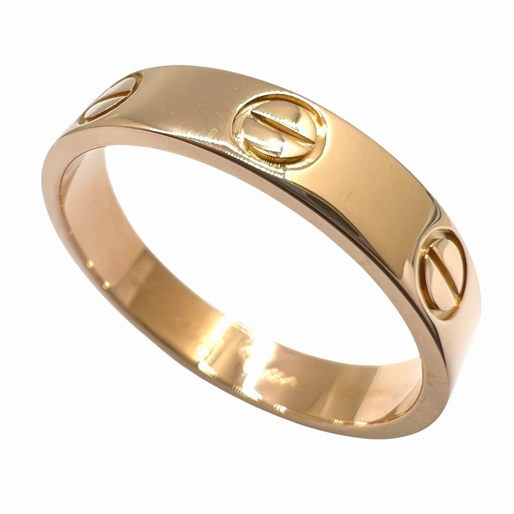 Cartier ラブリングミニ　K18PG 51 Cartier ラブリングミニ K18PG 51 Cartier Mini Love Ring, K18pg, #51